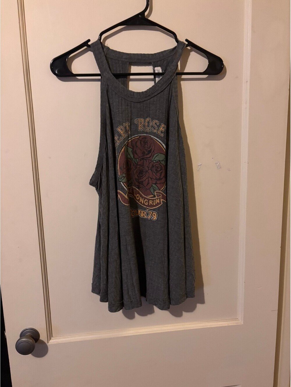 Def Leppard Tour gray graphic tank XL Taylor & Sage